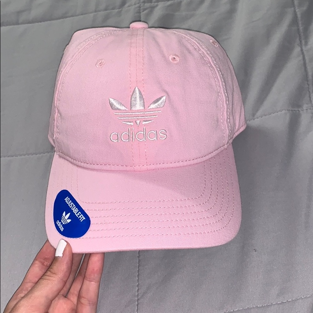 adidas mens hat light pink